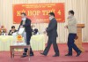 Đại biểu bỏ phiếu bầu chức danh Chủ tịch HĐND, Chủ tịch UBND huyện Trùng Khánh khóa XX, nhiệm kỳ 2021 - 2026.