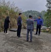 Đoàn công tác khảo sát thực tế công trình cấp nước tại xã Bạch Đằng