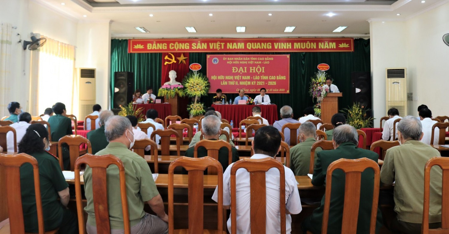 Đại hội Hội Hữu nghị Việt Nam - Lào tỉnh Cao Bằng