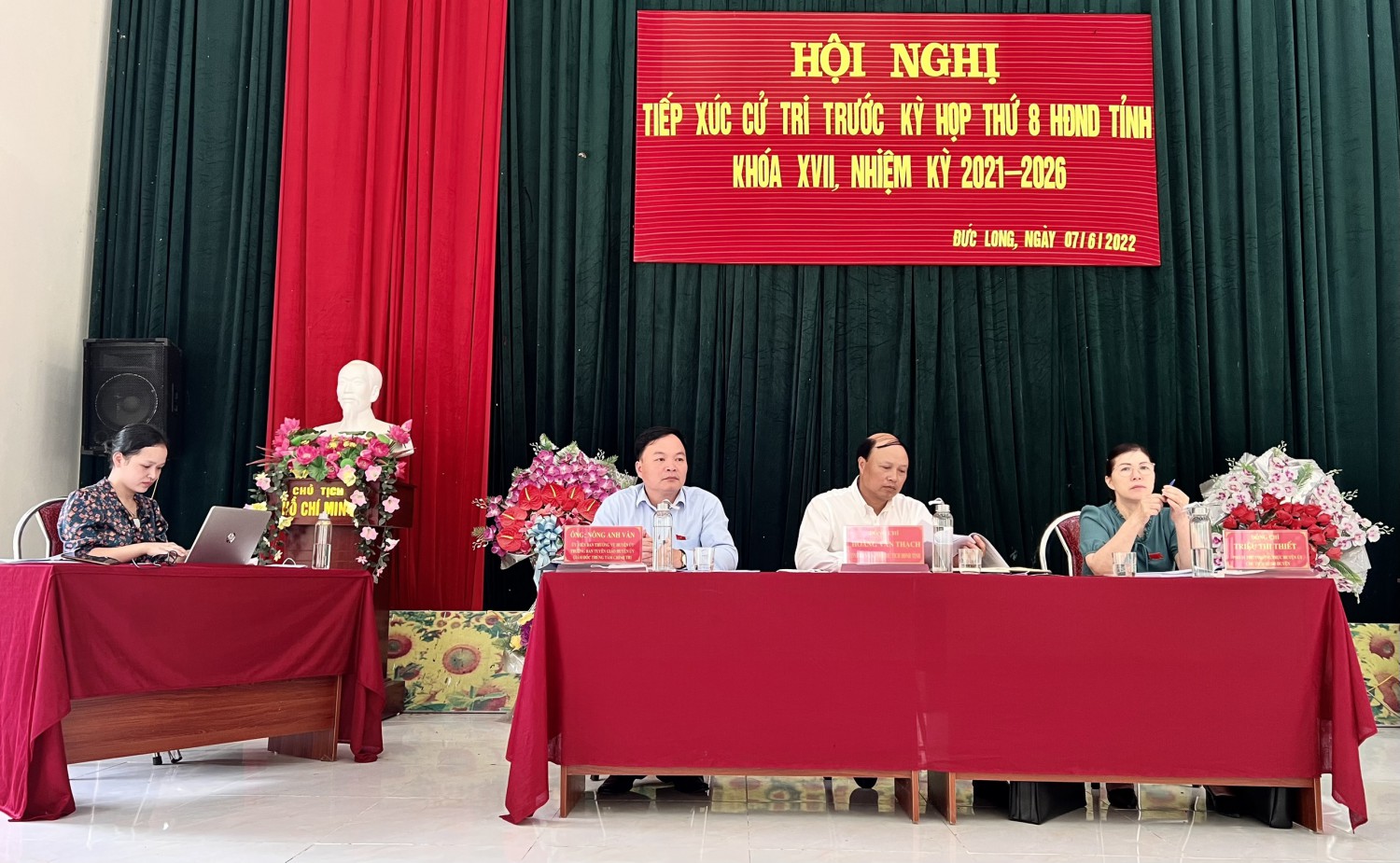 Đại biểu HĐND tỉnh tiếp xúc cử tri huyện Thạch An