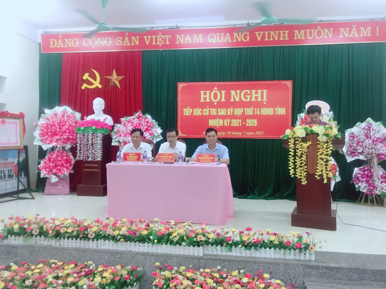 Hội nghị TXCT tại xã Sóc Hà, huyện Hà Quảng