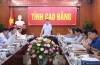 Trưởng Ban Kinh tế - Ngân sách HĐND tỉnh La Văn Hồng phát biểu tại buổi thẩm tra