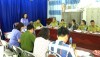 Ban Pháp chế HĐND huyện Hòa An làm việc với Hạt Kiểm lâm huyện.