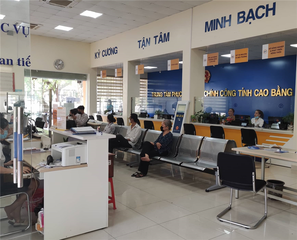 Trung tâm Phục vụ hành chính công tỉnh Cao Bằng